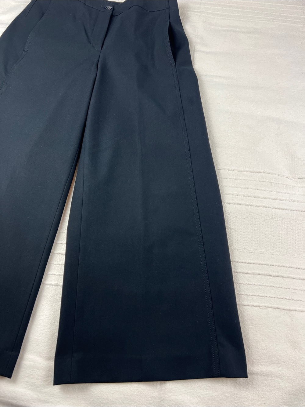 Ann Taylor Black Wide-Leg Dress Pants - Picture 5 of 13